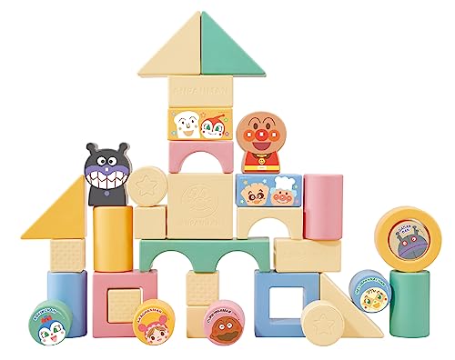 アガツマ(AGATSUMA) アンパンマン 自然の恵 お米からうまれたつみきDX