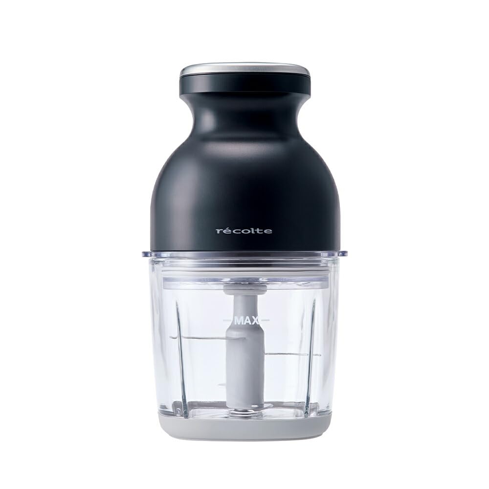 ［日本正規品］recolte レコルト コードレスカプセルカッターボンヌ チョッパー フードプロセッサー みじん切り器 電動 コードレス コンパクト 1台8役 氷も砕ける 洗いやすい 砕く 練る 泡立