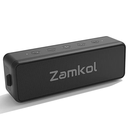 Zamkol ポータブル 【期間限定】 新発売 Bluetooth 5.0 スピーカー 24時間再生