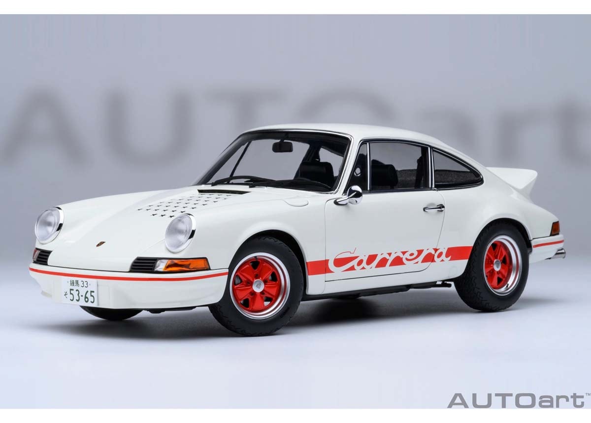オートアート 1/18 ポルシェ 911 カレラ 2.7 RS（サーキットの狼/早瀬 佐近）【78026】 ミニカー AUTO 78026 ポルシェ 911 カレラ 2.7 RS ハヤセサコン