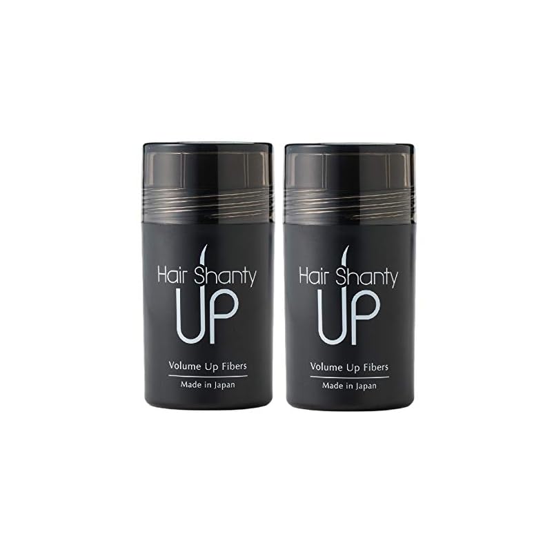 Hair Shanty Up ヘアシャンティアップ ファイバー本体 2本セット (ダークブラウン)