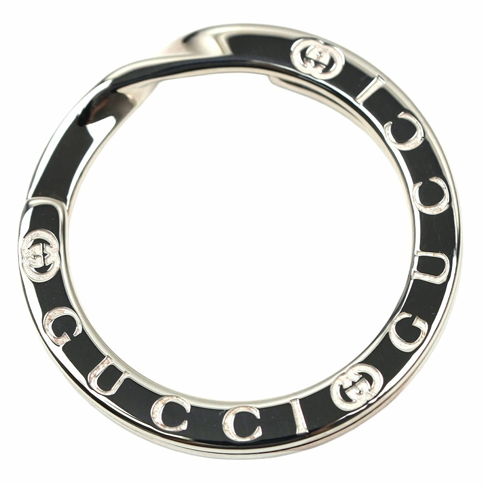 グッチ インターロッキング キーリング スターリングシルバー 925 GUCCI 820471 J8400 8106 820471-J8400-8106