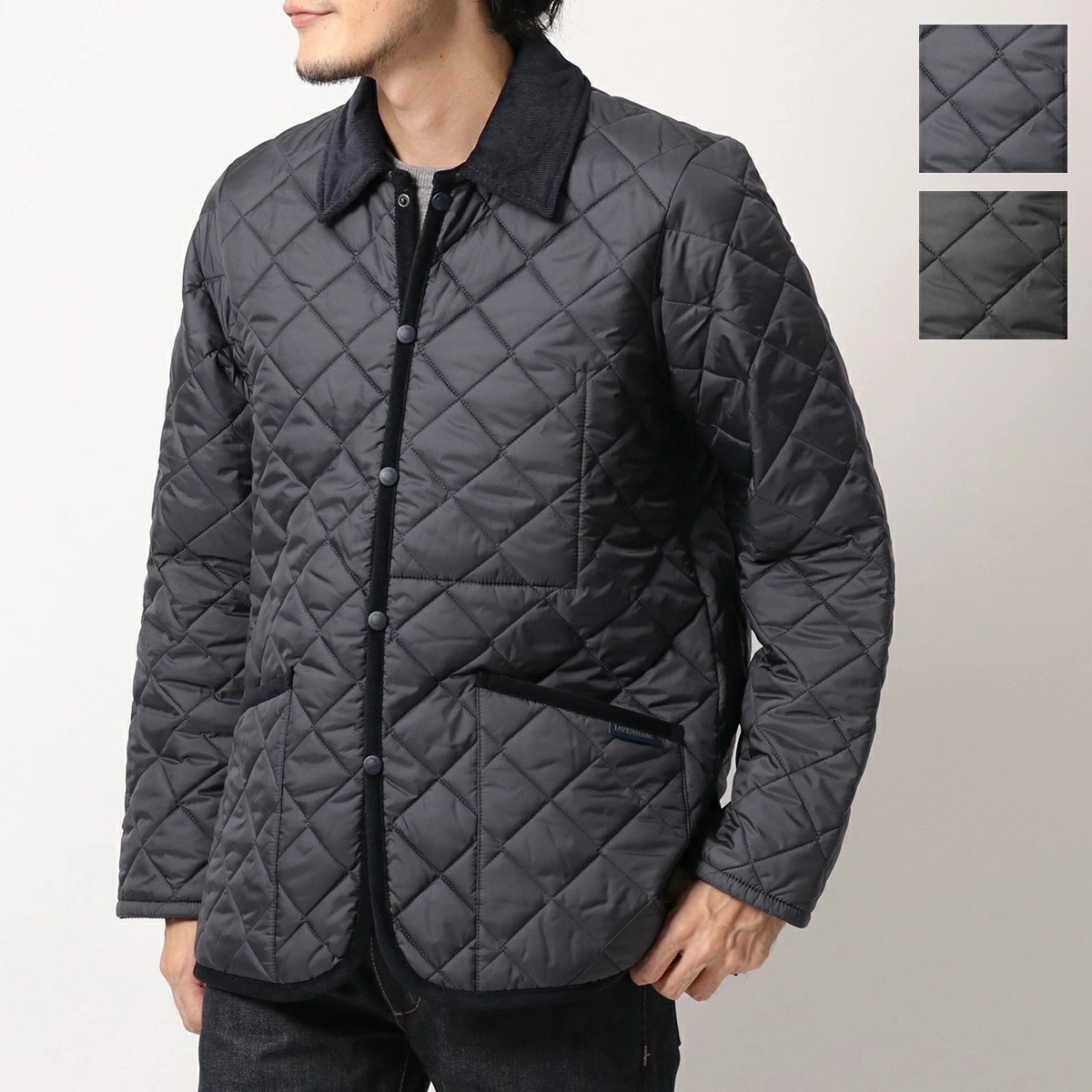 LAVENHAM ラベンハム 中綿ジャケット RAYDON SLJ1053 レイドン メンズ キルティングジャケット ブルゾン ステンカラー カラー2色