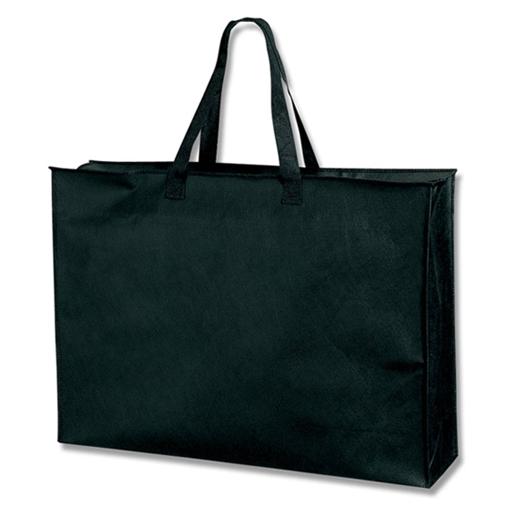 ヘイコー 手提げ袋 不織布 Fバッグ クロ チャック付 65x15x47cm 5枚