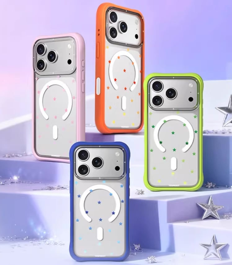 Apple 17 Pro Max 携帯ケース新しい外殻マグネット式落下防止液体シリコン755