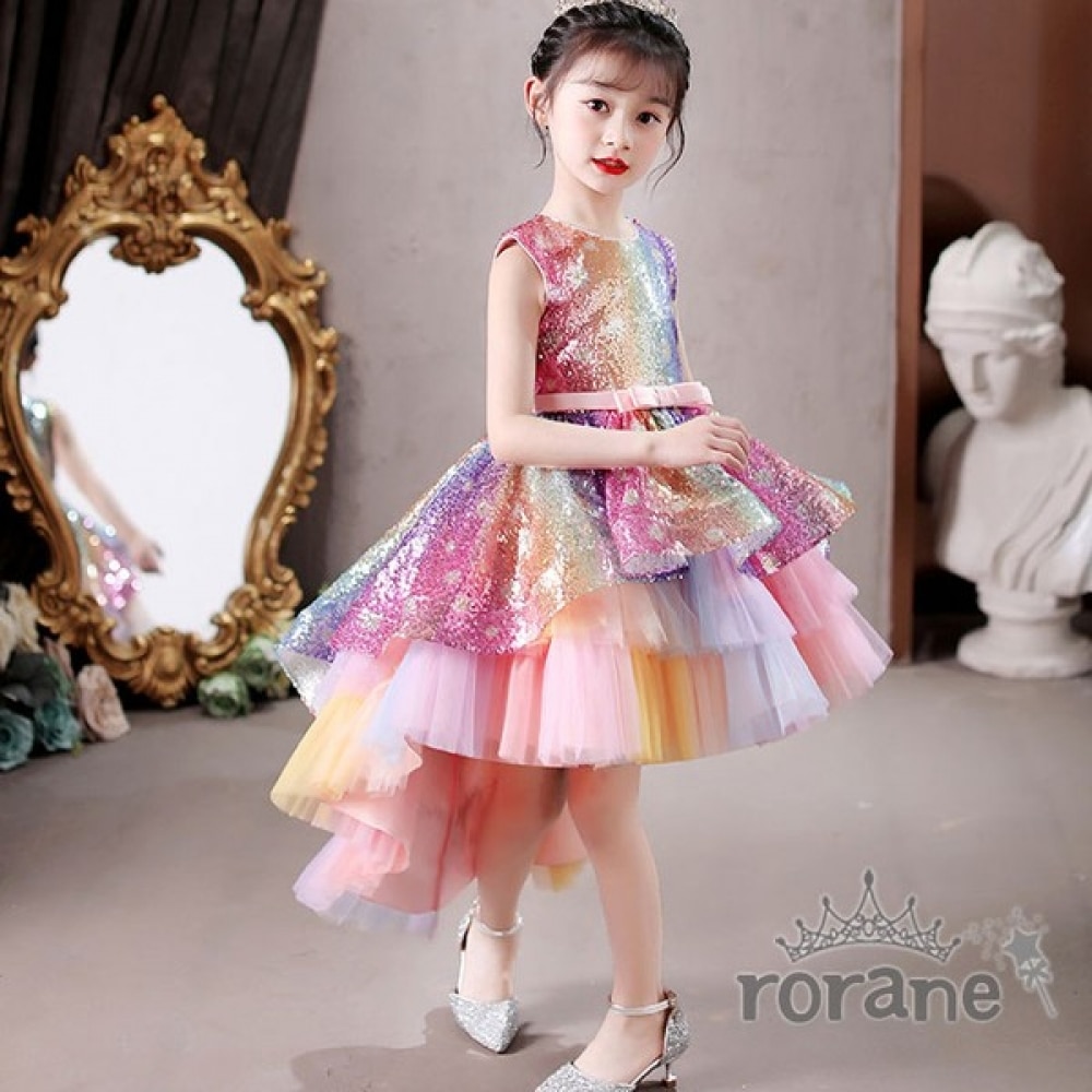 ロラネ演奏服ジュニアレインボーキャンキャンドレス