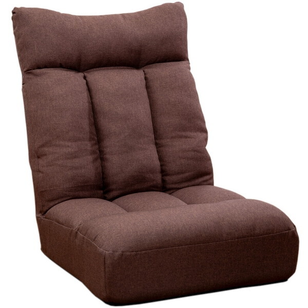 ファミリー・ライフ ボリュームコイルスプリング座椅子 ブラウン(0437710) メーカー直送