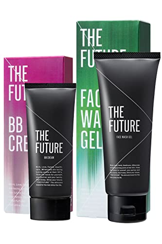 THE FUTUREメンズ ジェル 洗顔料 (角栓 毛穴 黒ずみ 皮脂汚れ ニキビ イチゴ鼻 むくみ テカリ 肌荒れ) 弱酸性 洗顔ジェル フェイスウォッシュ 泡立て要らず シェービング マッサージ