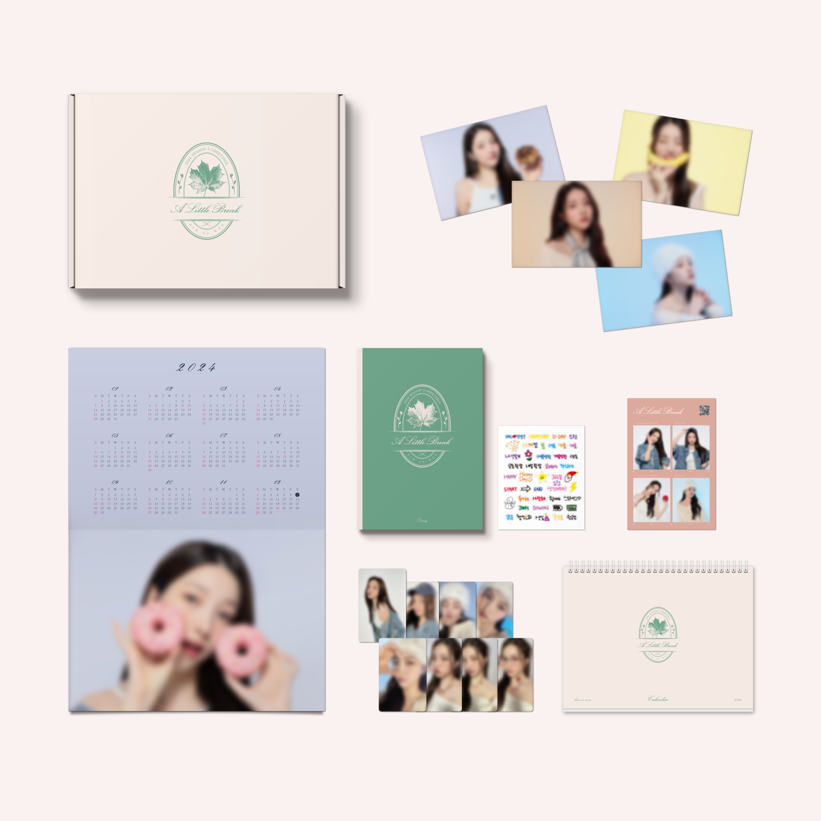 [未開封新品] キム・ソウォン2024シーズングリーティングSEASONS GREETINGS