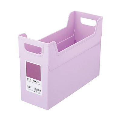 (まとめ) ナカバヤシ フィットカラーファイルボックス A4ヨコ 背幅124mm グレー FB-FCE4S-GY 1個 〔×20セット〕 FIT COLOR A4ファイルスタンド ナカバヤシ スタンドファイルボックス