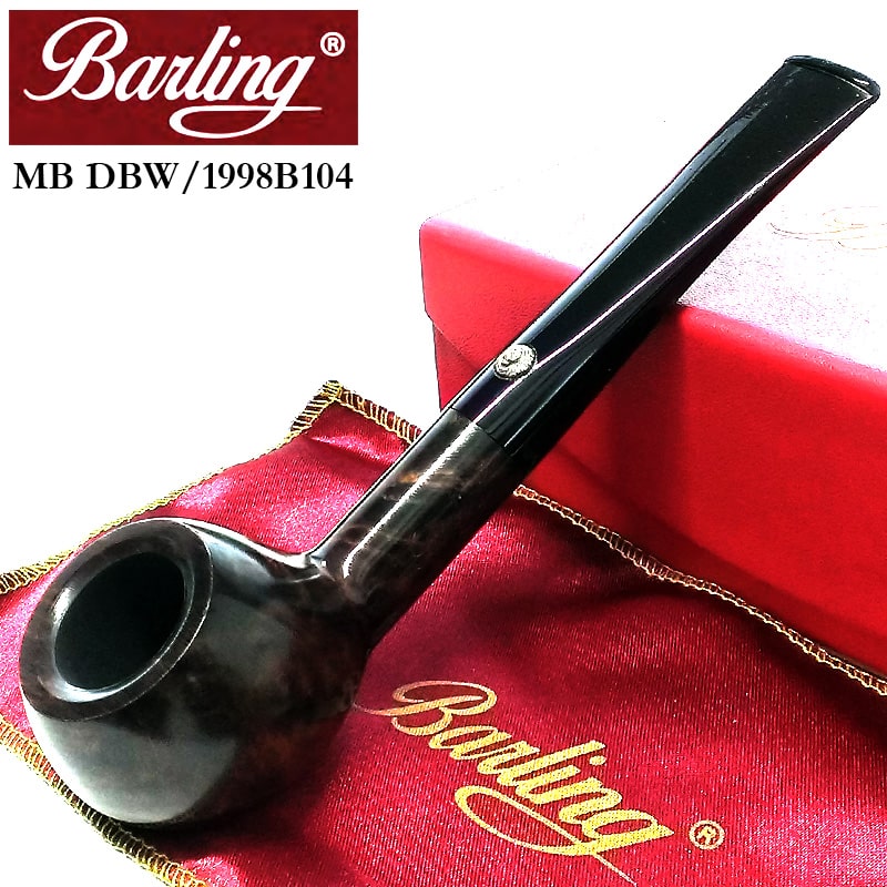 パイプ バーリング 喫煙具 スムース仕上げ 天然木 スターリングシルバー Barling 1818 ライオン タバコ 9mm 本体 メンズ 純銀 高級 ギフト プレゼント おしゃれ かっこいい