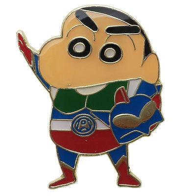 テレビ朝日　2002　クレヨンしんちゃん　ピンバッジ　ピンズ　5個セット テレビ朝日 2002 クレヨンしんちゃん ピンバッジ ピンズ 5個