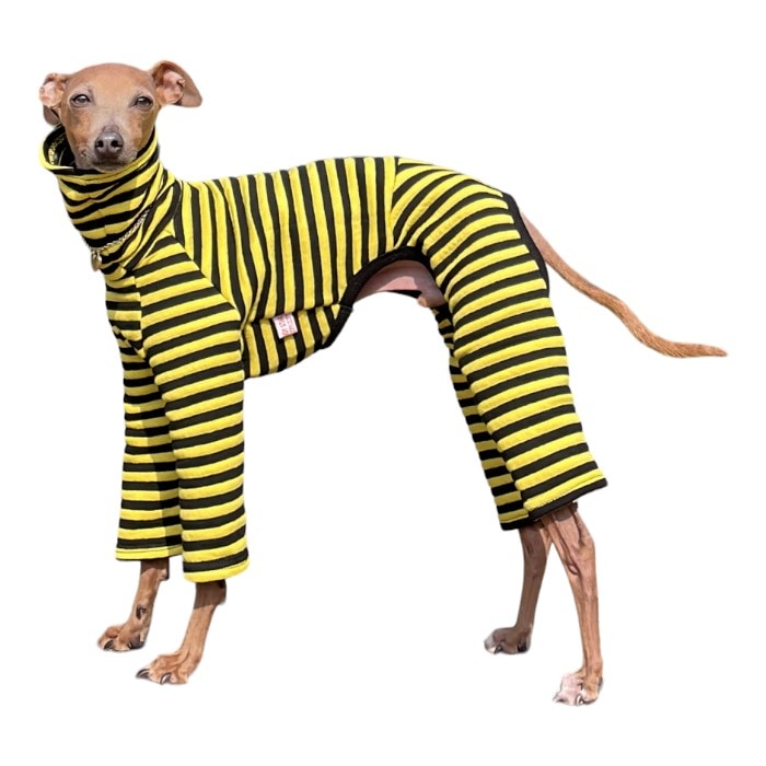 ベドリントンテリア服 2XL ボーダー キルティング ロンパース おしゃれ 韓国 犬服 中型犬 大型犬 春 夏 秋 冬 室内着 5,238円