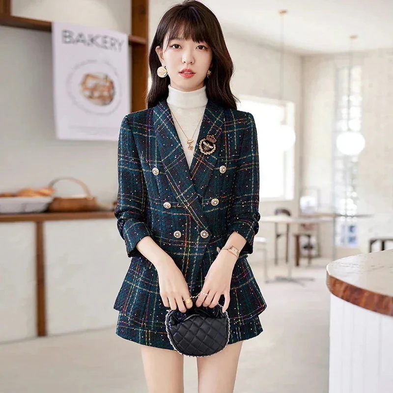 【急速出荷!】【新作入荷】ショット丈 二点セット スーツジャケット レディース 入学式 卒園式 春アウター おしゃれ jk制服 セットアップ 卒業式 2025初春 ズボンセット 春秋 可愛い スーツセ