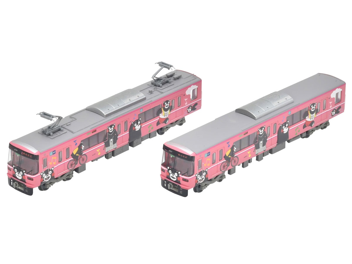 トミーテック (N) 鉄道コレクション 熊本電気鉄道03形(くまモンラッピング） 2両セット TT テツコレ クマモトデンテツ03 クマモン ピンク 2R
