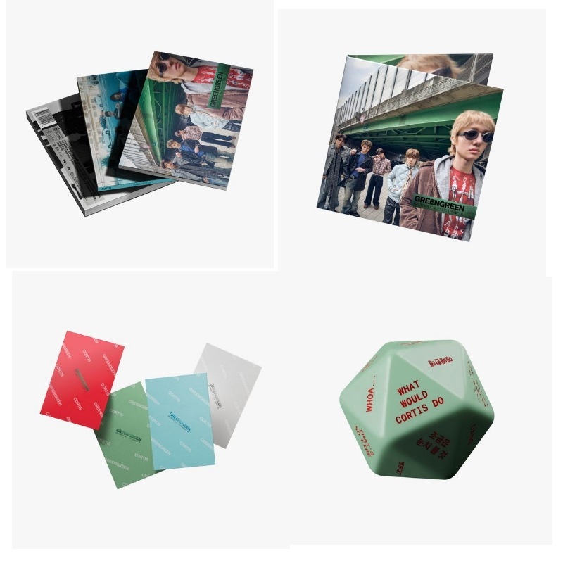 [4種セット] CORTIS EP2集 アルバム [GREENGREEN] (一般盤1+DICE1+Weverse albums1+Vinyl1) 韓国チャート反映 コルティス