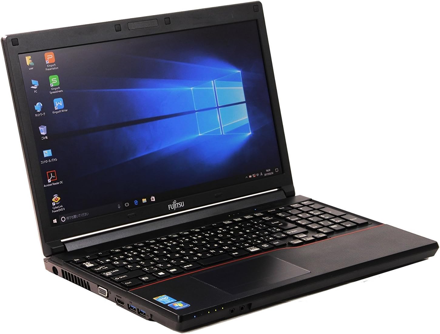 LIFEBOOK A574/H Windows10 15.6インチワイド Core i5 4300M 2.60GHz メモリ8GB HDD320GB【HDMI/DVDマルチ/テンキー搭載】【Kings
