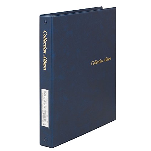 激安通販の テージー コレクションアルバム 印象のデザイン 表紙 B5S CA-30-02 青 4穴
