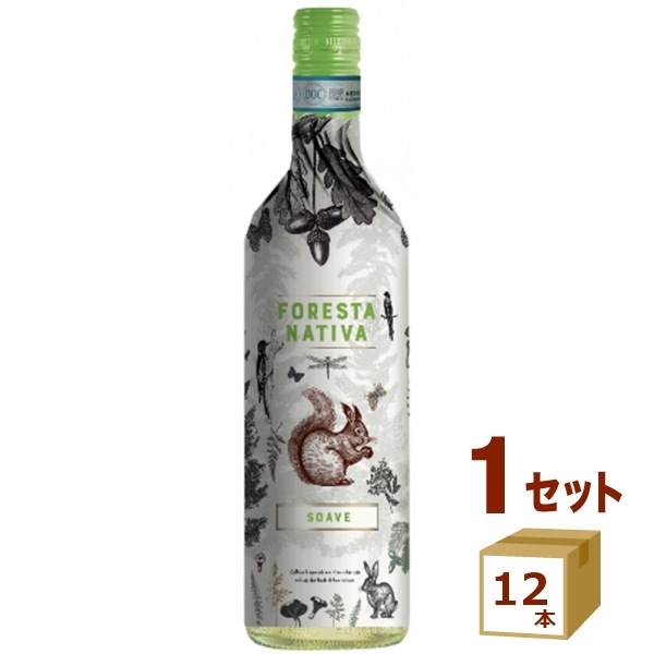 フォレスタ ナティヴァ ソアーヴェ 白ワイン イタリア ヴェネト州 ソアヴェ 750ml 12本 ワイン【送料無料一部地域は除く】【取り寄せ品　メーカー在庫次第となります】