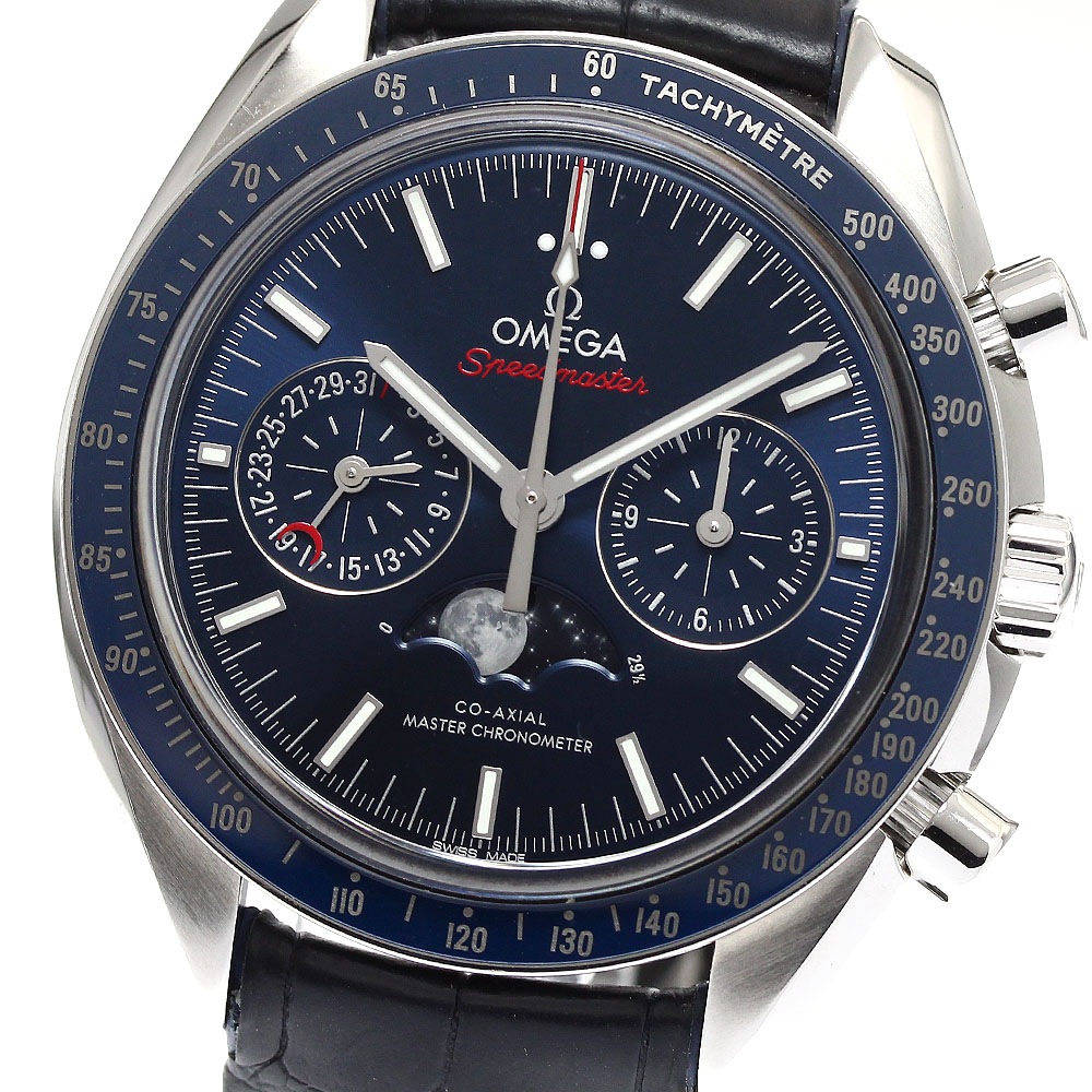 オメガ OMEGA 304.33.44.52.03.001 スピードマスター ムーンフェイズ マスター クロノメーター 自動巻き メンズ 保証書付き_894912【中古】 438,680円