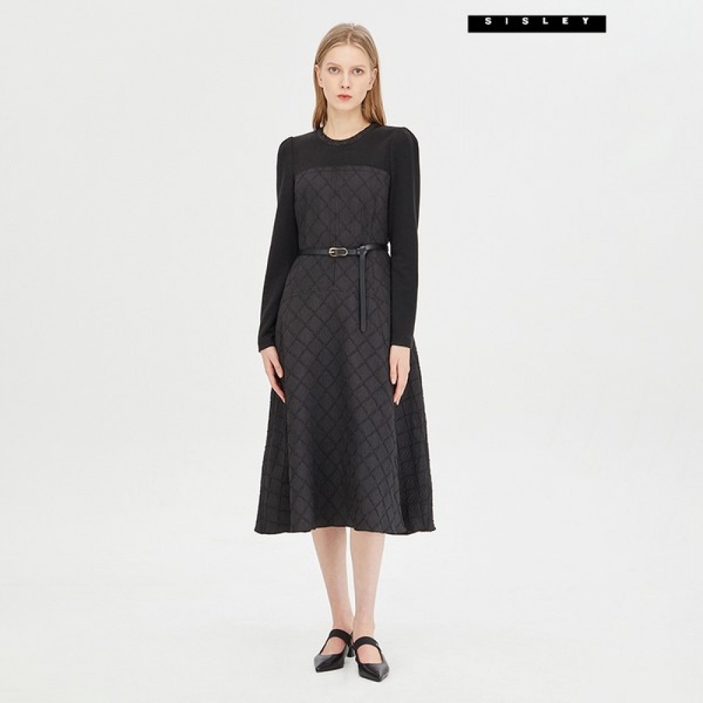 [シスレー] シスレーコヨーテ配色ハルドレスSAOP01411