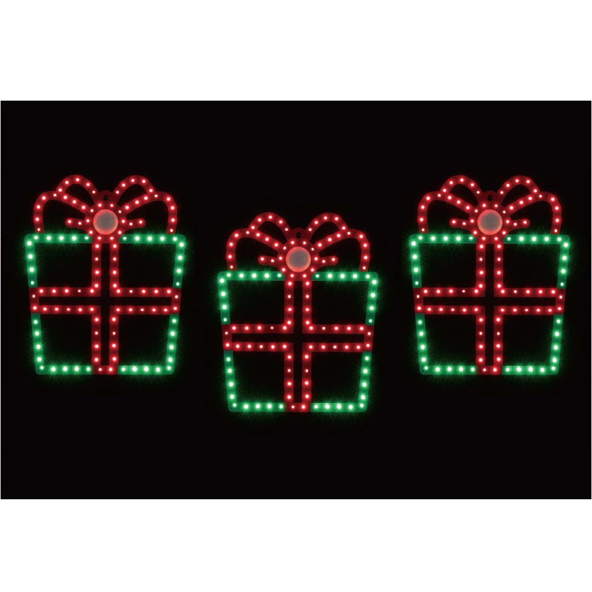 エントリーでポイント5倍！11月4日20:0011月11日1:59SMD3連モチーフライト プレゼントボックス 1台 イルミネーション イルミネーションライト 室内 屋外 LED 電飾 クリスマス