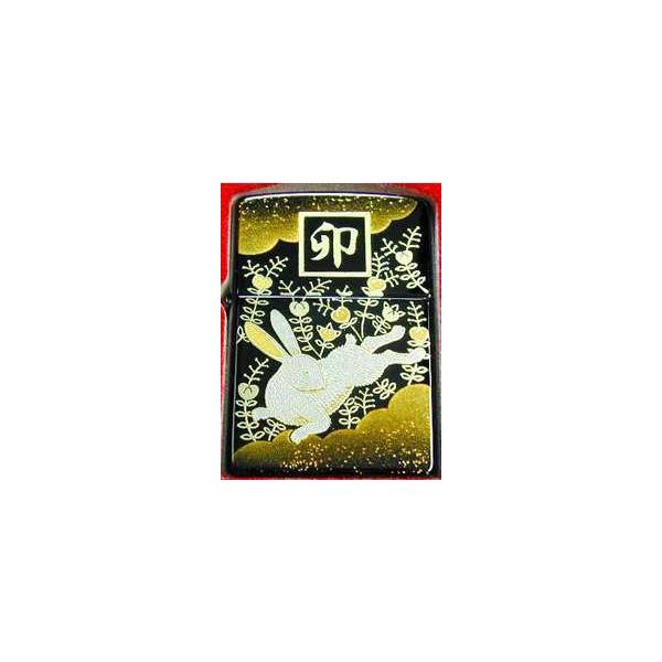限定　ZIPPO ジッポーライター　2LA-RABBIT　本漆・十二支本金蒔絵（桐箱入り）