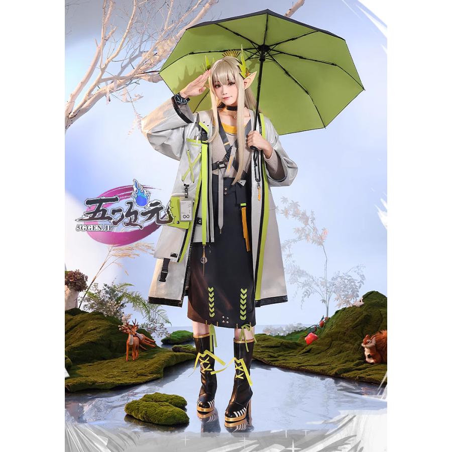 [工場直売　品質保証] 三分妄想　アークナイツ (明日方舟) arknights　コスプレ　ミュルジス 　衣装　ins大人気 ウィッグ　髙!品!質
