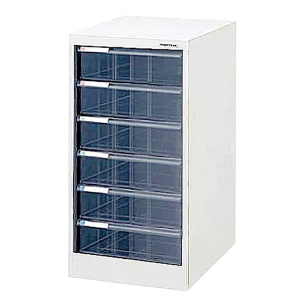 AF-M6 アバンテV2フロアケース A4 深6段 シロ メーカー直送