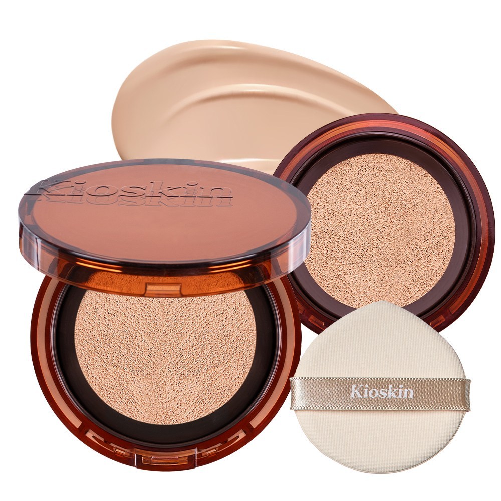 75時間持続！完璧カバー 光彩シミクッション 14g 本品+詰め替え21号2個(本品+詰め替え)kioskin