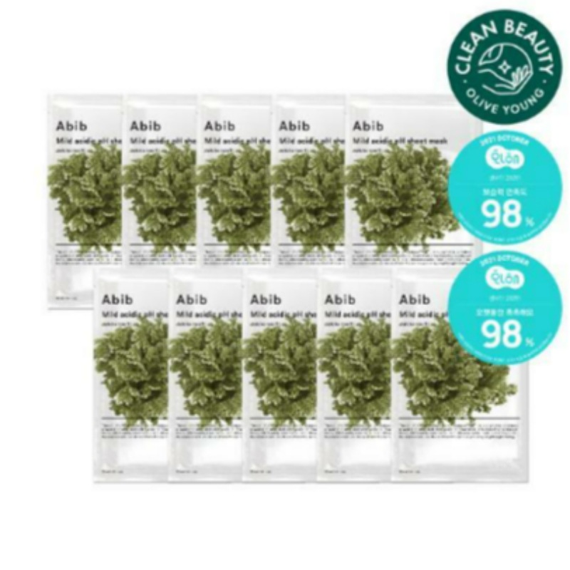 弱酸性pHシートマスク 復活草フィット 10P