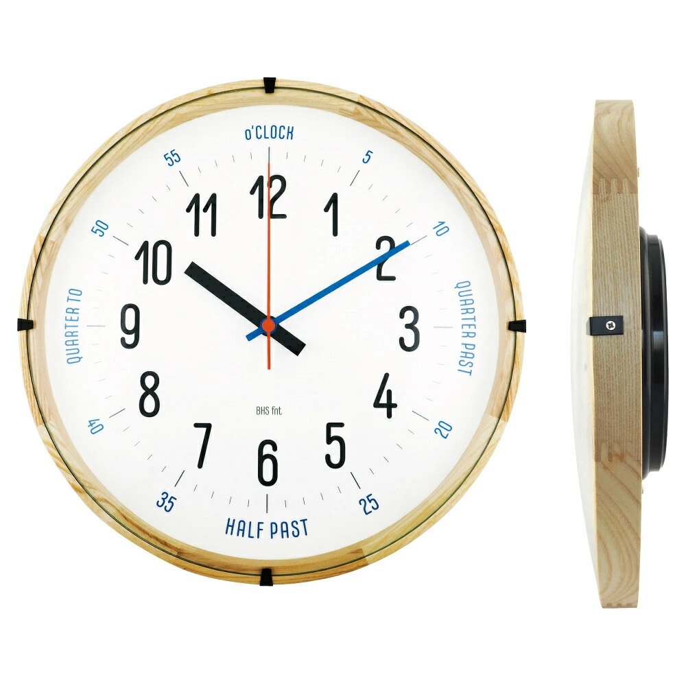 BAUHAUS バウハウス『CarlMarx』復刻フォント・ウォールクロック / 壁掛け時計：インテリア