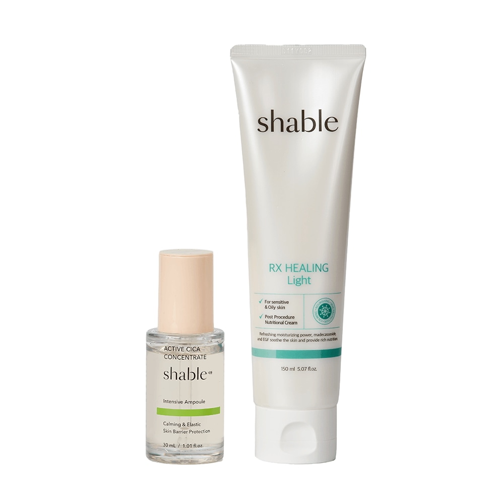 [スブジ肌2点セット] ショベル 2step シカアンプル+ヒーリングライト EGF 再生クリーム