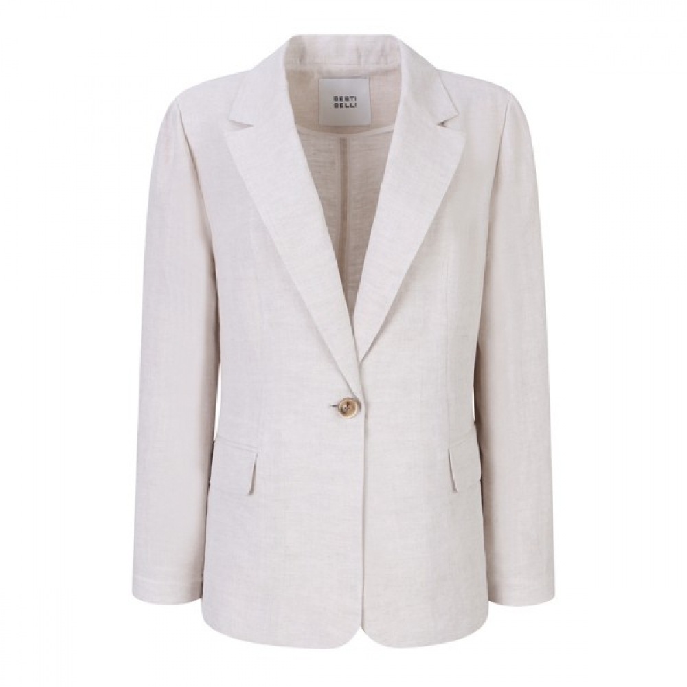 （ベスティヴェリ）リネンテーラードシングルジャケット（BGJAE2140）