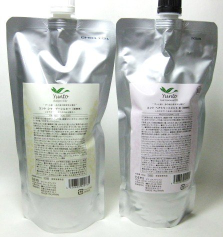 デミ Yunto（ユント）シャンプー シルキー＆ 3 500サイズ【詰替え】 セット