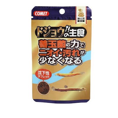 他サイト： イトスイ コメット ドジョウの主食 善玉菌の力でニオイ/汚れが少なくなる １５ｇ 沈下性タブレットの商品画像
