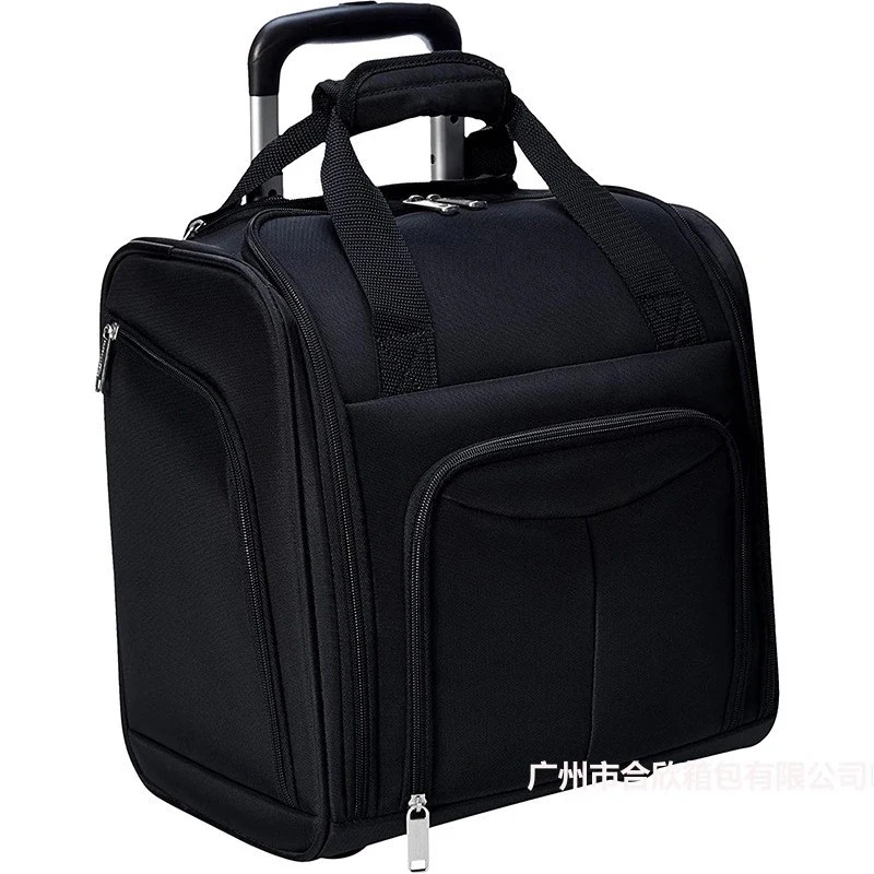 【急速出荷!】シート アンダーパック 機内持ち込み用ローリング荷物バッグ 14インチ ブラック ビジネス トロリー トラベルケース
