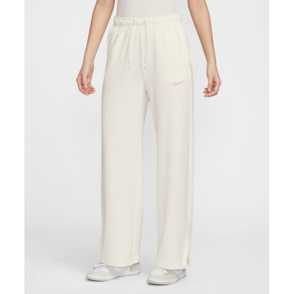 ナイキスポーツウェアベロアハイウエストワイドレッグパンツ W-セール:フォッシルストーン/ HV5036-133