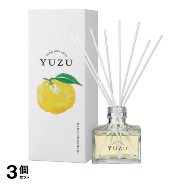デイリーアロマジャパン リードディフューザー 高知県産YUZU(ユズ) 120mL 3個セット