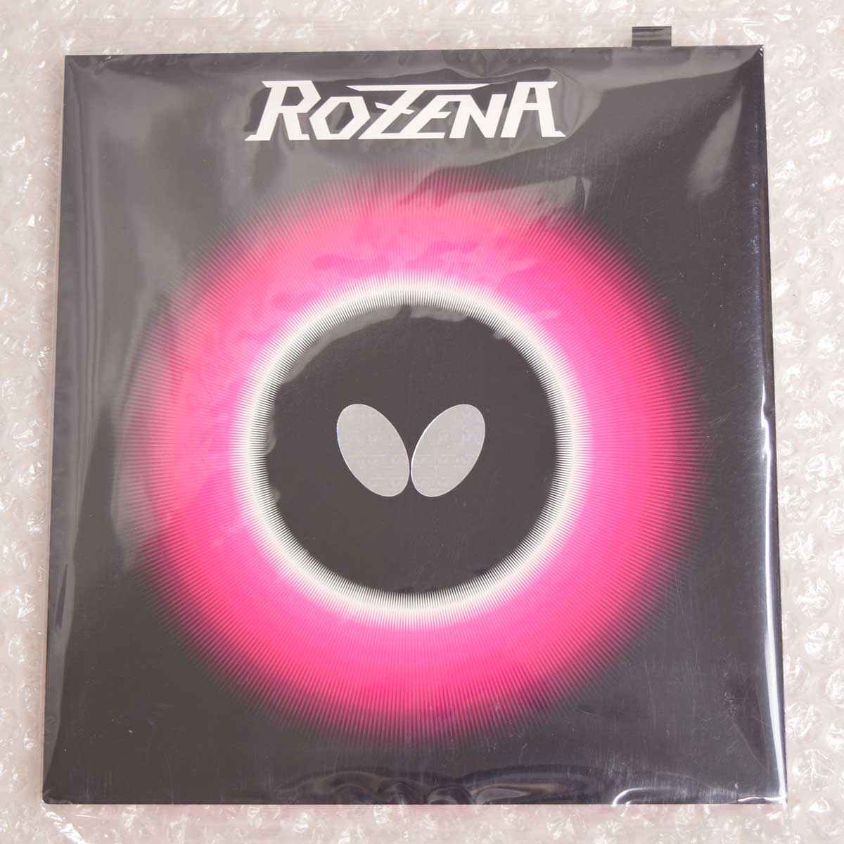 【中古・未使用品】バタフライ ロゼナ 黒 特厚 ハイテンション裏ラバー ROZENA 卓球ラバー Butterfly