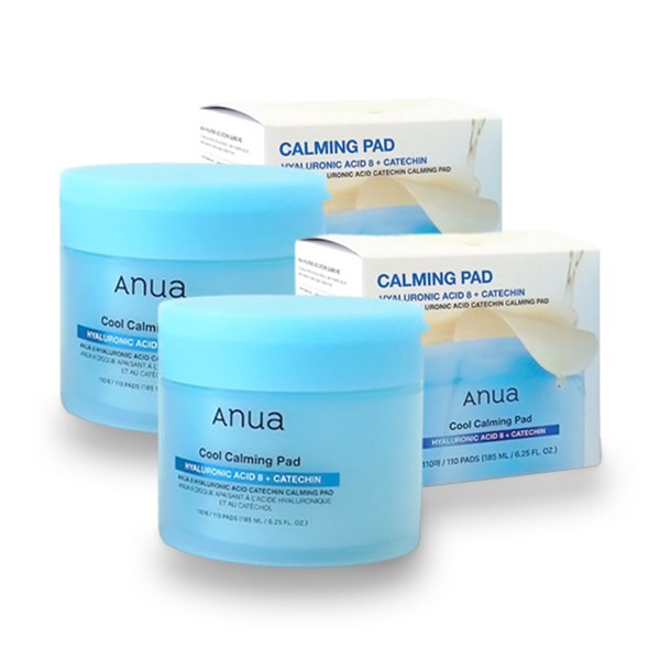 8 ヒアルロン酸 カテキン カミングパッド 110枚+110枚スキンケアパッド