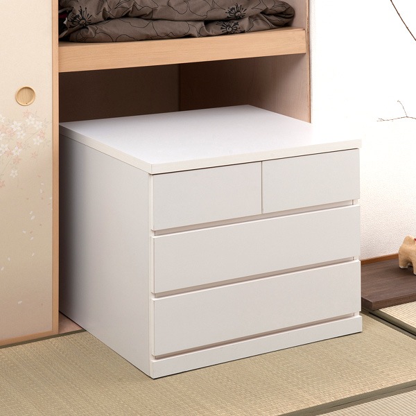 チェスト 3段 整理タンス 押入れ収納 奥深 キャスター付 幅75cm 木製 押入れ クローゼット 収納 クローゼット収納 完成品 日本製 たんす キャスター 整理棚 衣替え 衣類収納