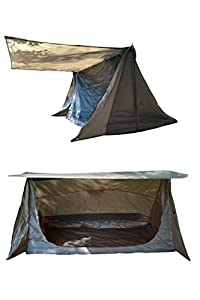 MyCamp パップテント ソロ 1人用 テント ソロキャンプ アウトドア 軍幕 登山 ツーリング
