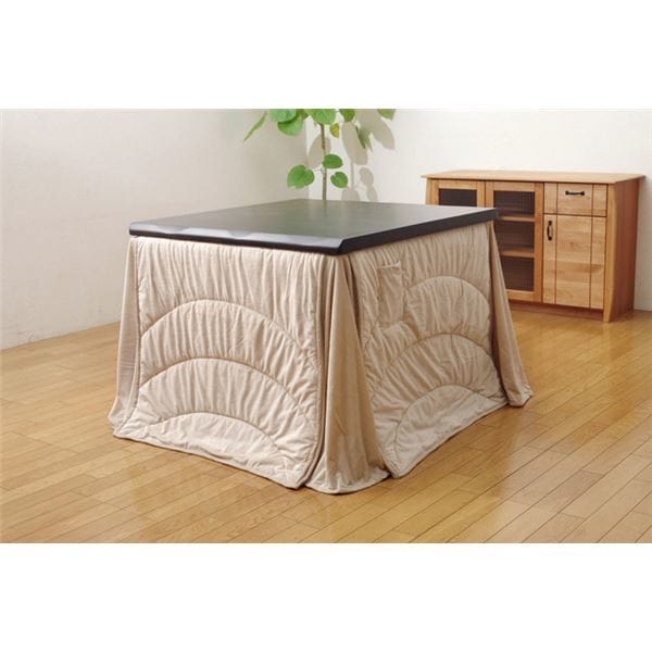 洗える こたつ布団 長方形特大 ダイニング用 『フィーラ ハイタイプ』 ベージュ 235x295cm