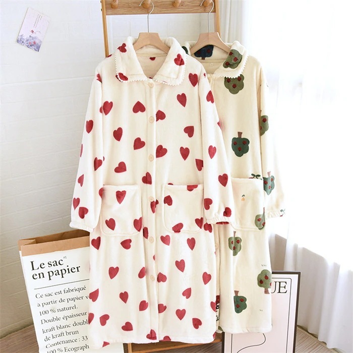 ワンピース フリース パジャマ レディース 着る毛布 ウェア ボア もこもこ ワンピース 暖かい ナイトウェア 部屋着 厚手 ミモレ丈 レディースパジャマ 可愛い あったか ル