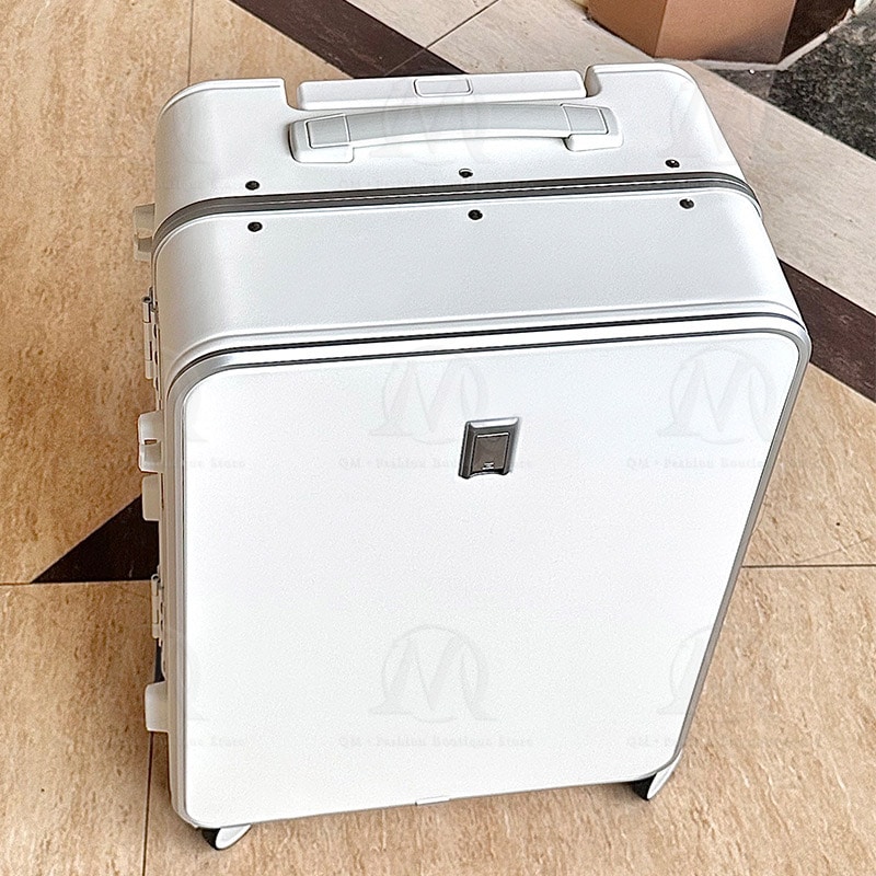 パスワードボックス ケース スーツケース 多機能トランク サイレントジンバル アルミニウム合金製耐摩耗性トランク ウォータカップラック ハイエンドアルミフレーム暗号箱 タイロッドボックス 大容量