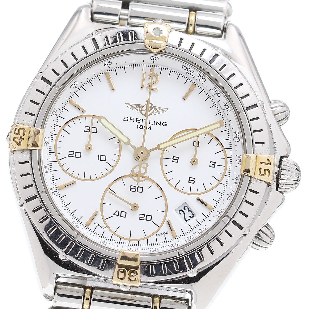 ベルト訳あり ブライトリング BREITLING B55046 クロノセクスタント クォーツ ボーイズ _846717【中古】