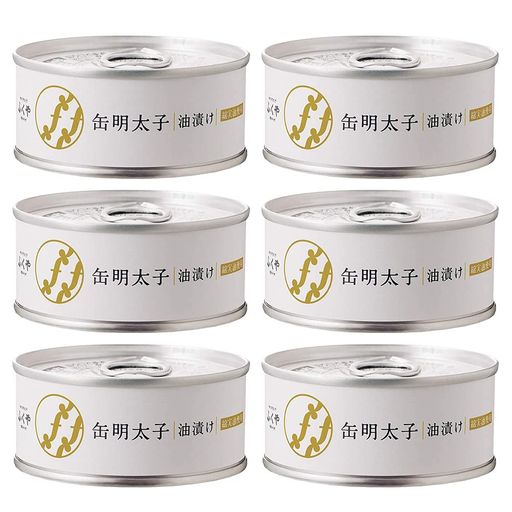 ふくや 缶明太子 油漬け 85G×6個