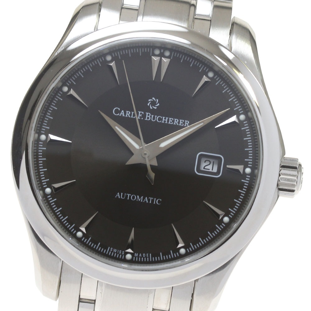 カール F.ブヘラ CARL F.BUCHERER 10915.08Z マネロ デイト 自動巻き メンズ _837730【中古】