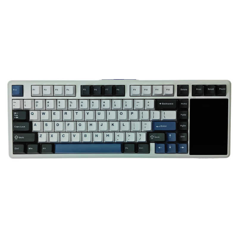 AULA　L99 Grey 画面付きゲーミングキーボード / 3.98インチ IPSフルカラーディスプレイ付 / Raindrop Swtich　L99JRD-GB